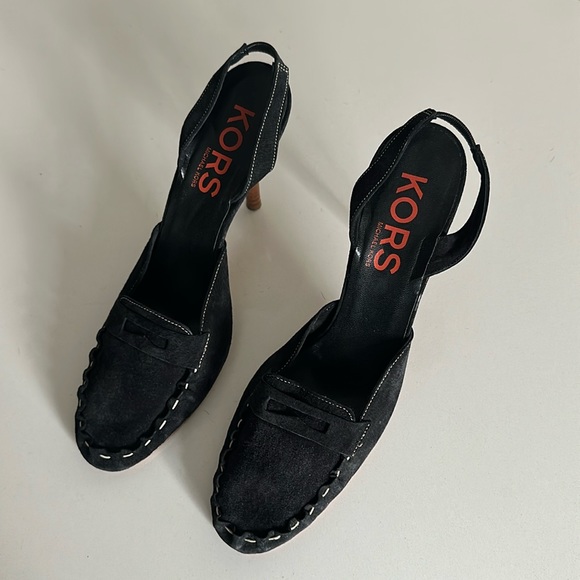 KORS Michael Kors Shoes - KORS suede sling backs excellent condition